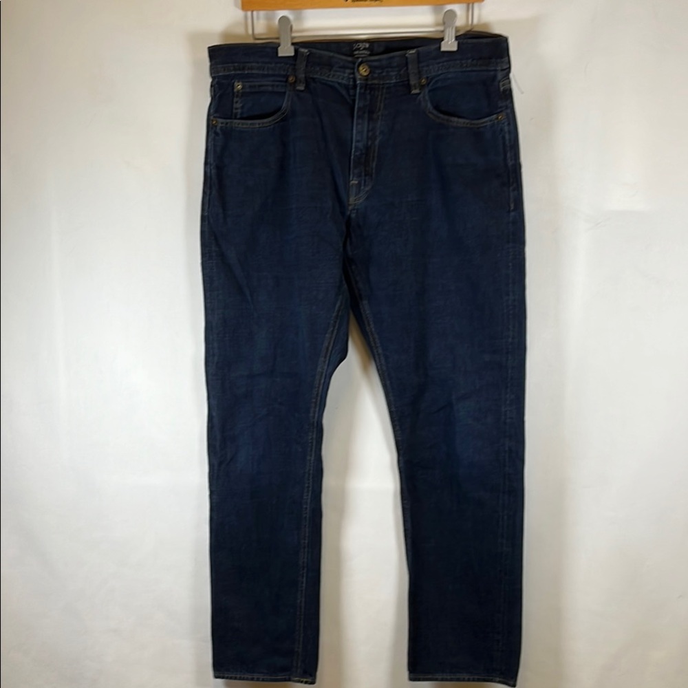 J. Crew Jeans Men's 34 The Sutton 100% Cotton Blue Denim